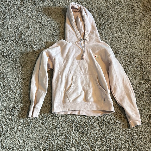 Champion Tops - Juniors light pink size Small Champion Hoodie